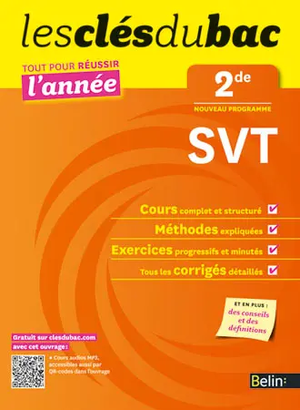 SVT 2de : nouveau programme