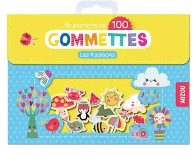 Les 4 saisons : ma pochette de 100 gommettes