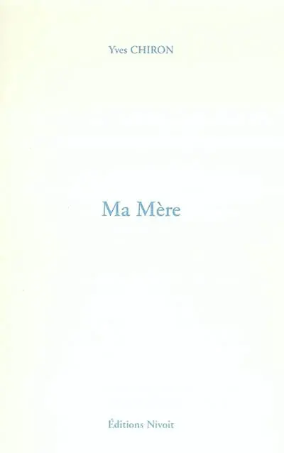 Ma mère : 29 novembre 1963