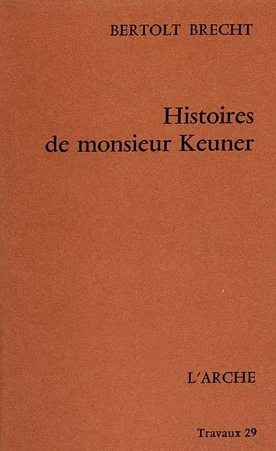 Histoires de monsieur Keuner