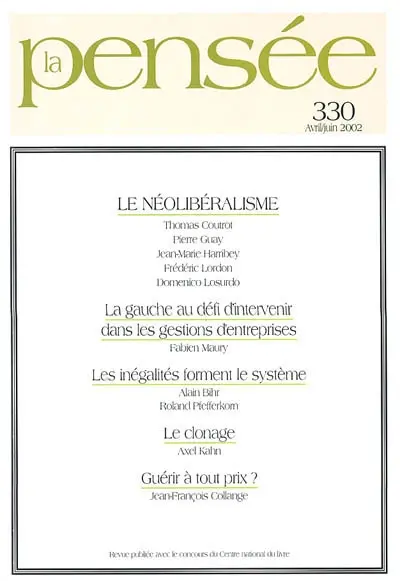 Pensée (La), n° 330