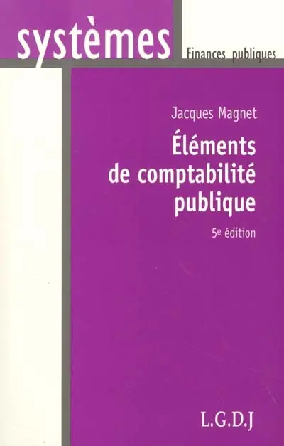 Eléments de comptabilité publique