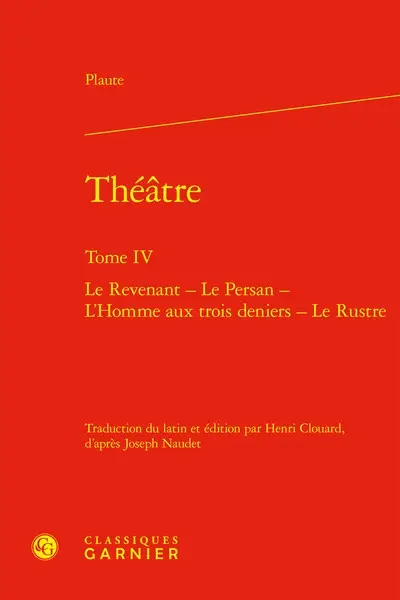 Théâtre. Vol. 4