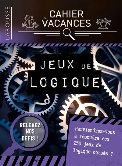 Cahier de vacances Larousse : spécial jeux de logique : parviendrez-vous à résoudre ces 250 jeux de logique corsés ?