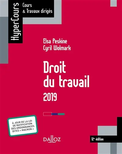 Droit du travail : 2019