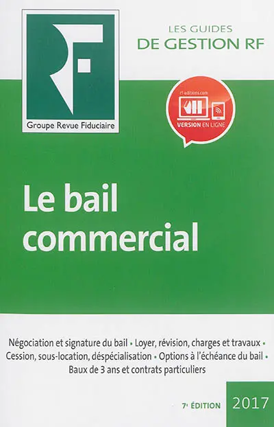 Le bail commercial 2017