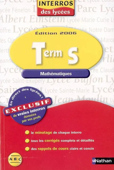 Mathématiques Term S