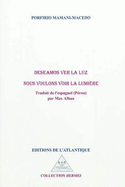 Deseamos ver la luz. Nous voulons voir la lumière