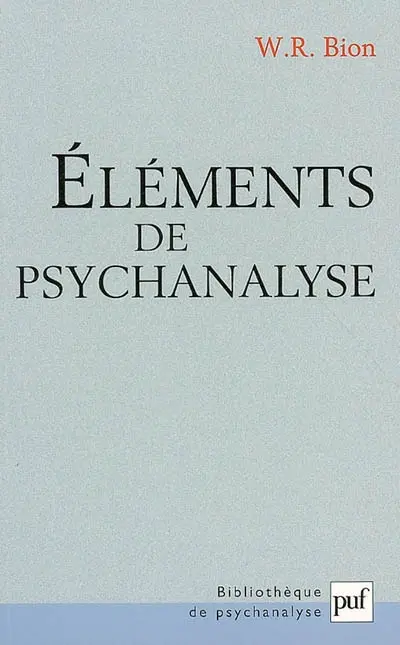 Eléments de la psychanalyse