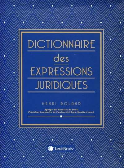 Dictionnaire des expressions juridiques