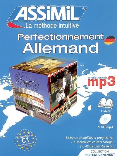 Allemand, perfectionnement : pack MP3 : niveau atteint C1