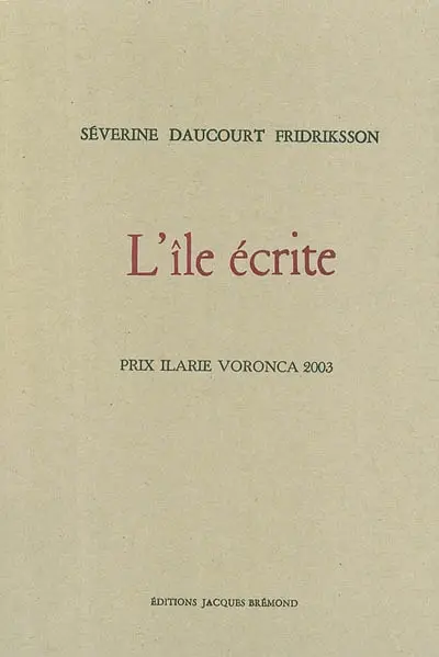 L'île écrite