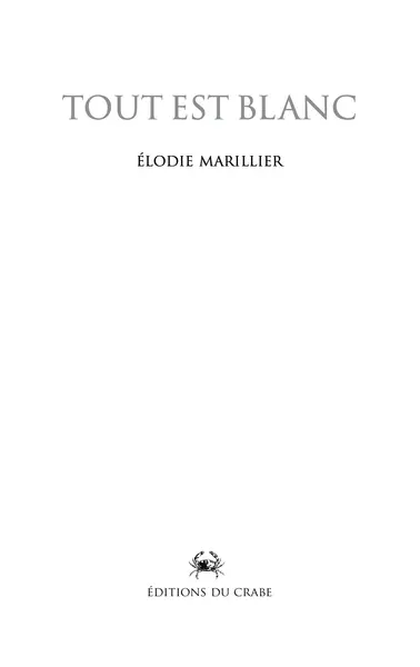 Tout est blanc