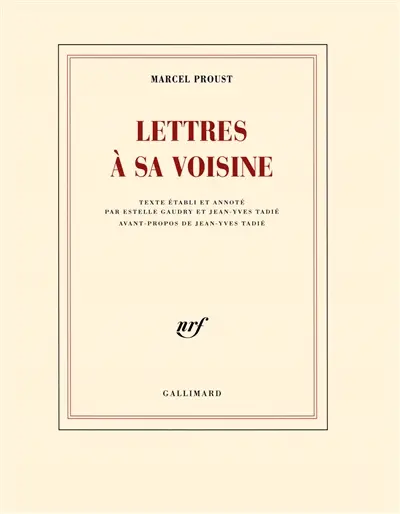 Lettres à sa voisine