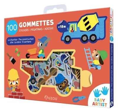 100 gommettes : Le chantier