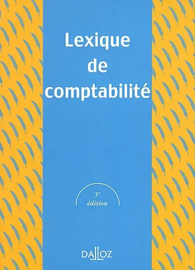 Lexique de comptabilité