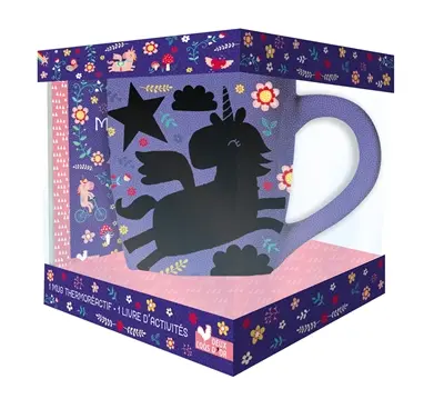 Mon mug magique licorne : 1 mug thermoréactif + 1 livre d'activités