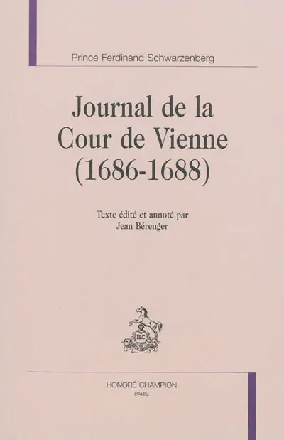 Journal de la cour de Vienne : 1686-1688