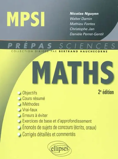 Maths MPSI