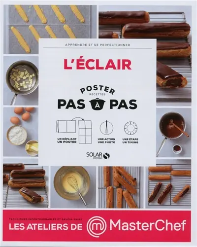 L'éclair : recettes pas à pas : poster