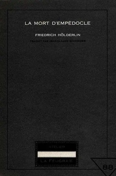 La mort d'Empédocle