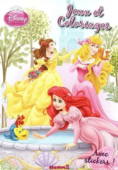 Disney princesse : jeux et coloriages