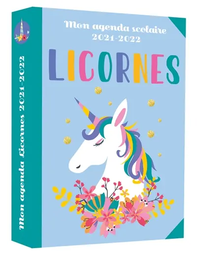 Licornes : mon agenda scolaire 2021-2022
