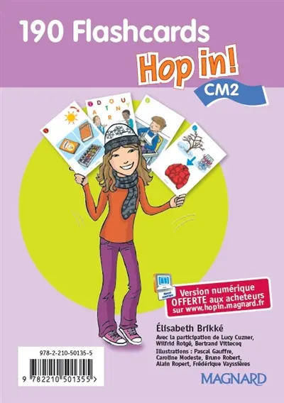 190 flashcards : hop in ! : CM2