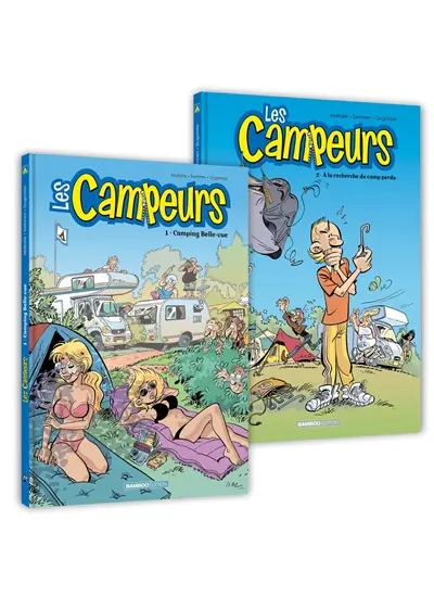 Les campeurs : pack tome 01 et tome 02