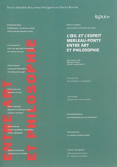L'oeil et l'esprit : Maurice Merleau-Ponty entre art et philosophie