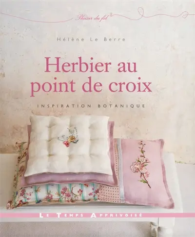 Herbier au point de croix : inspiration botanique