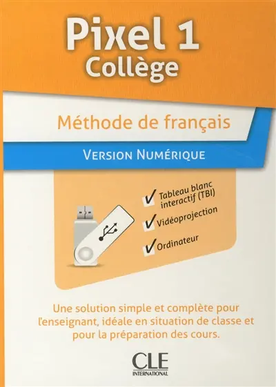 Pixel 1 collège : méthode de français : version numérique
