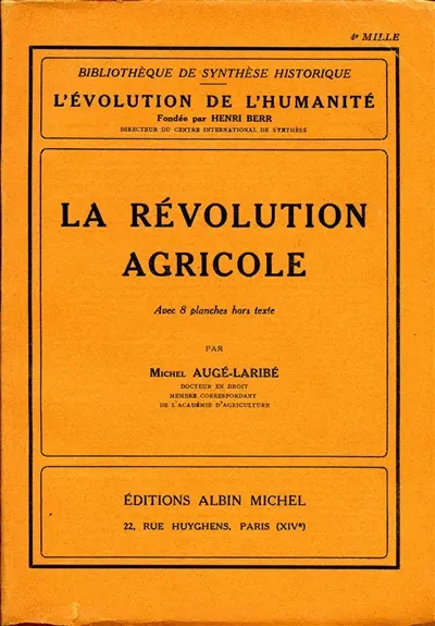 La Révolution agricole