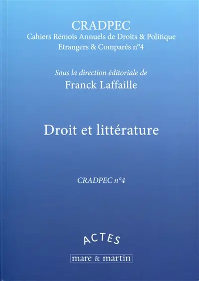 Droit et littérature