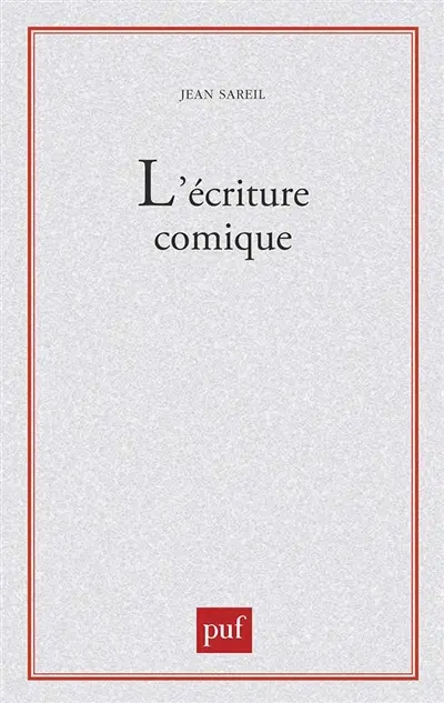 L'Ecriture comique