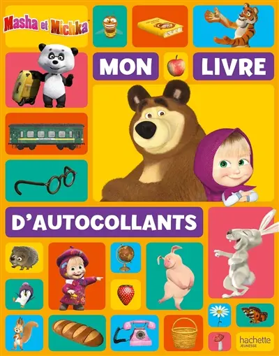 Masha et Michka : mon livre d'autocollants