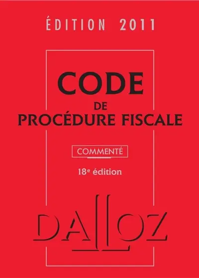 Code de procédure fiscale 2011