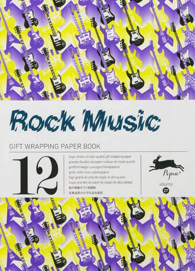 Gift wrapping paper book. Vol. 27. Rock music