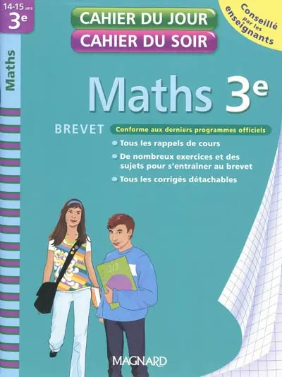 Maths 3e : brevet