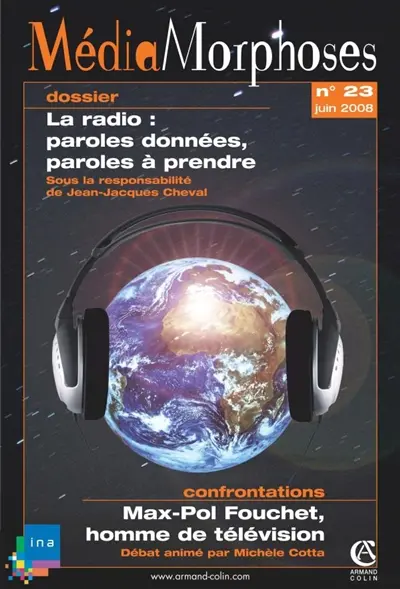 MédiaMorphoses, n° 23. La radio : paroles données, paroles à prendre