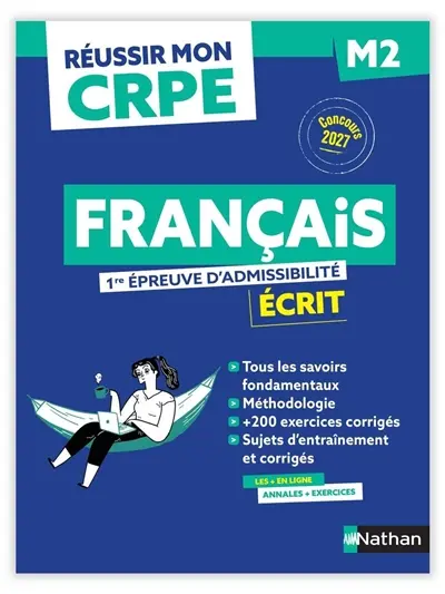 Français, 1re épreuve d'admissibilité : écrit M2 : concours 2027