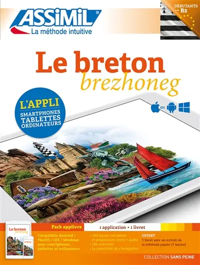 Le breton : débutants & faux débutants, niveau atteint B2 : pack applivre