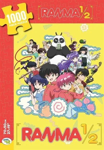 Ranma 1/2 / Puzzle 1000 pièces / Jeu de Patience et de Réflexion / 68x49 cm