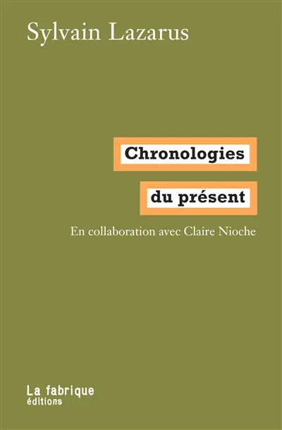 Chronologies du présent