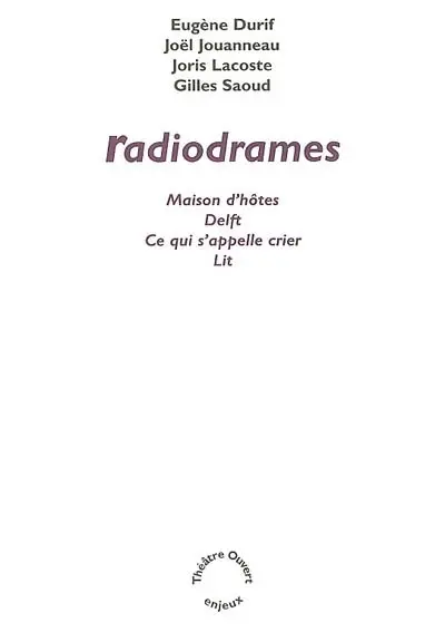 Radiodrames
