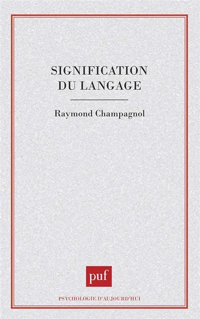 Signification du langage