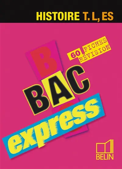 Histoire Terminale L, ES : 60 fiches révision