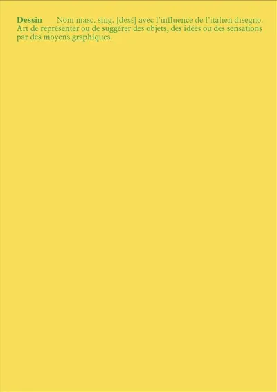 Dessin : collection Antoine de Galbert