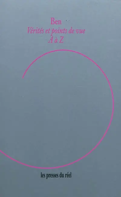 Vérités et points de vue, A à Z