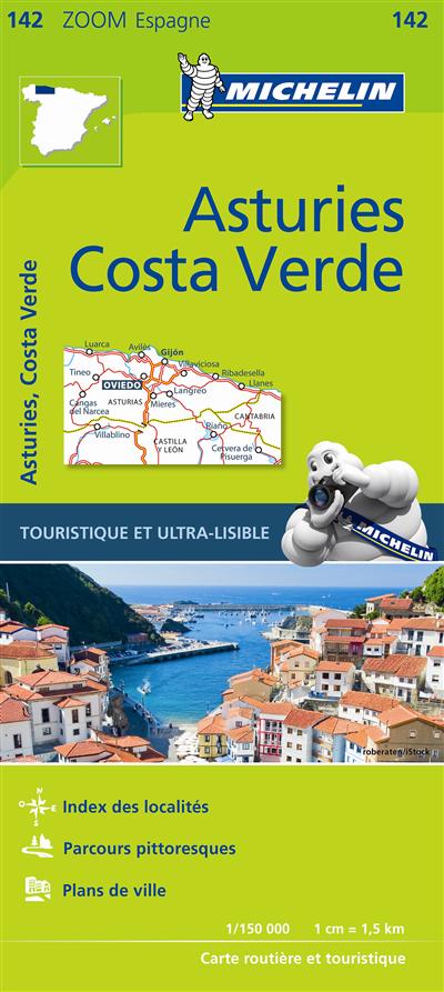 CARTE ZOOM ASTURIES, COSTA VERDE